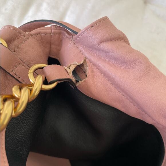 Stuart Weitzman Leather Chain Bag - Picture 6 of 9